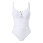 Damen Schwimmanzug mit Raffungen und elegantem Dekor R&B