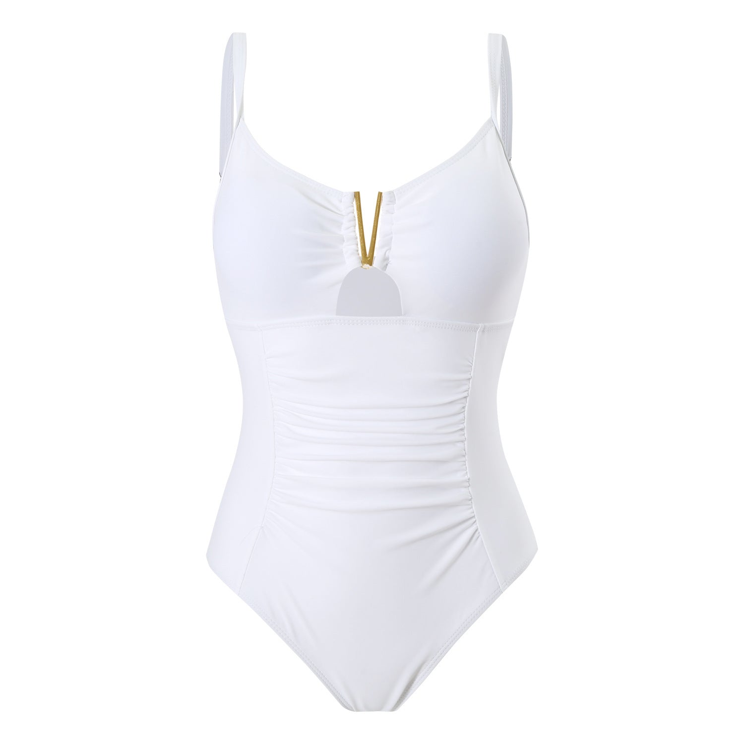Damen Schwimmanzug mit Raffungen und elegantem Dekor R&B