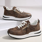 Damen Sneakers mit reflektierenden Akzenten und gepolsterter Innensohle R&B