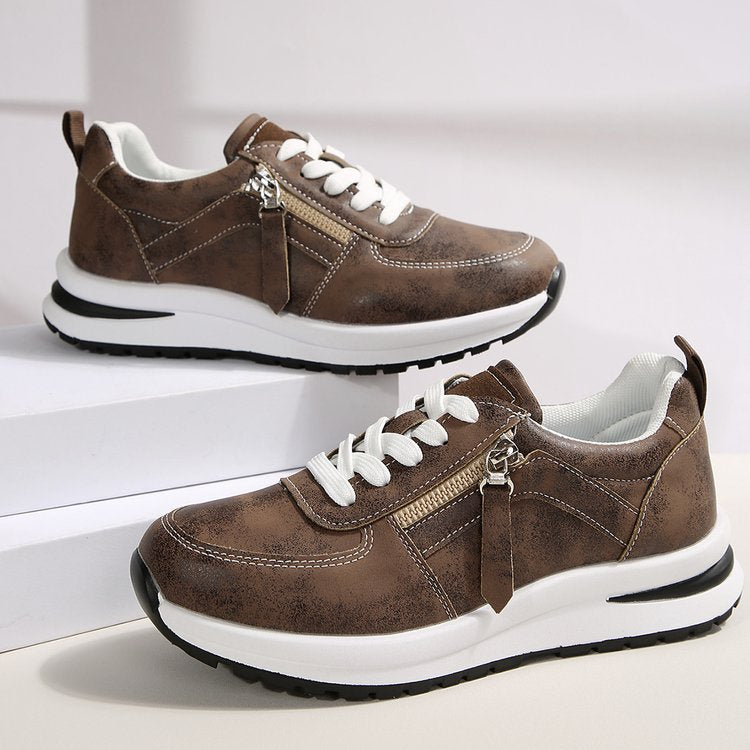 Damen Sneakers mit reflektierenden Akzenten und gepolsterter Innensohle R&B