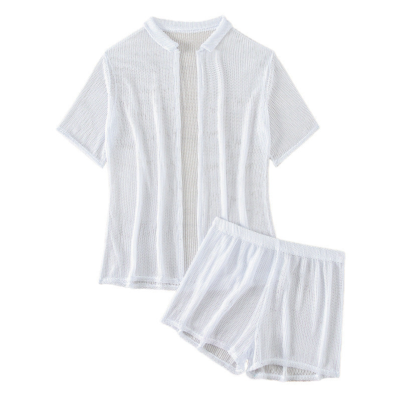 Damen lässiger Sommerstrickanzug R&B