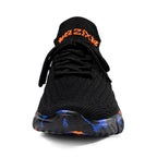 Damen Sportliche Strick-Sneaker mit rutschfester Sohle und einzigartigem Farbdesign