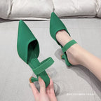 Damen Slingback-Pumps mit elegantem spitzem Design und komfortablem Fersenriemen R&B