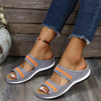 Damen Bequeme Clogs mit verstellbarem Riemendesign und anatomischem Fußbett R&B
