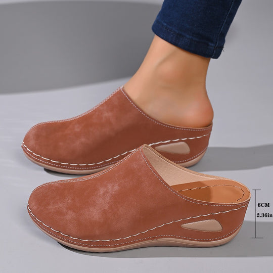Damen Clogs mit ergonomischem Fußbett und rutschfester Sohle R&B
