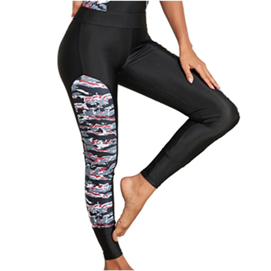 Damen Surfanzug mit modischen Camouflage-Mustern R&B