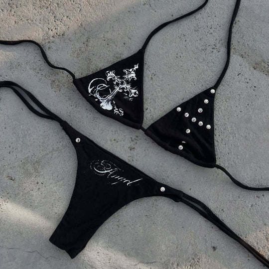 Damen Bikini-Set mit ausgefallenen Details und einzigartigen Akzenten R&B