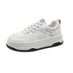 Damen Sportliche Sneakers mit hohem Plateau und atmungsaktiver Oberfläche