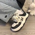 Damen Modische Sport Sneakers mit doppeltem Obermaterial und rutschfester Sohle R&B