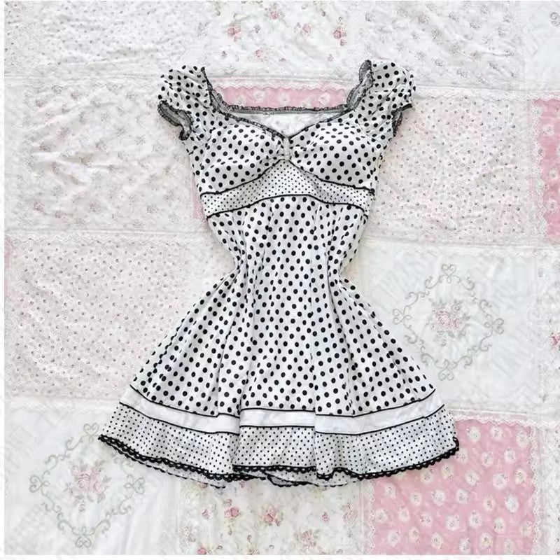 Damen Wickelkleid mit Rüschen und Karomuster R&B