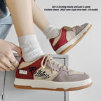 Damen Sneaker mit sportlichem Design und gepolstertem Kragen R&B