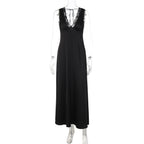 Damen Elegantes Nachthemd mit Spitzendetails R&B