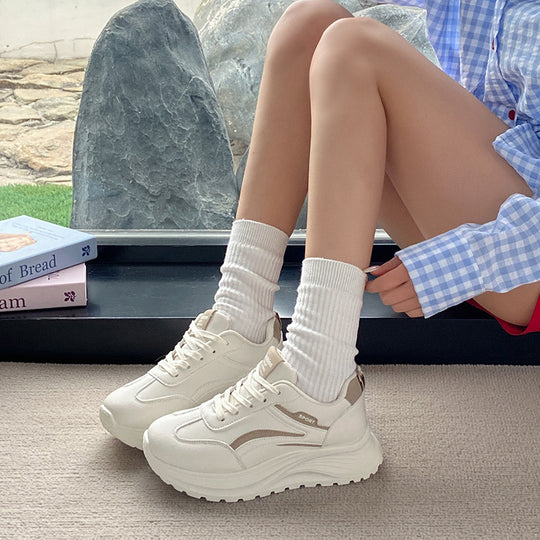 Damen Sportliche Chunky Sneakers mit ultraweicher Dämpfung und ergonomischem Design R&B