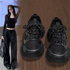 Damen Sportliche Sneakers mit atmungsaktivem Obermaterial und robustem Profil R&B