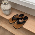 Damen elegante Flip-Flop Pantoletten mit modischem Design und rutschfester Sohle R&B