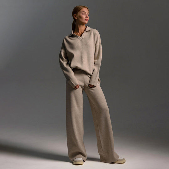 R&B | Lounge Satz mit Weiten Hose und Poloshirt