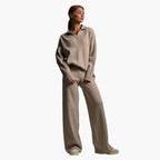 R&B | Loungewear Set - Oversized Pullover mit Kragen und Weiten Hosen - Perfekt für Zuhause & Freizeit
