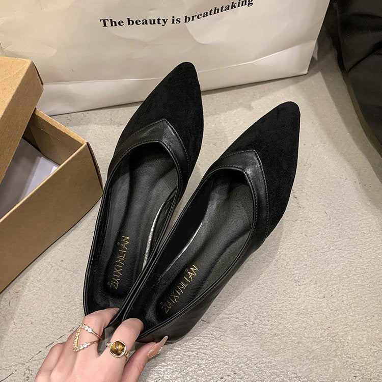 Damen Spitze Ballerinas mit elegantem minimalistischem Design R&B