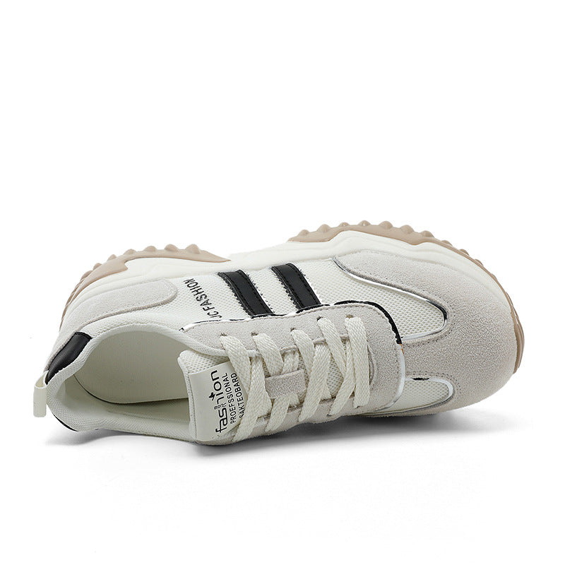 Damen Trendige Chunky Sneakers mit stabiler Gummisohle und atmungsaktivem Obermaterial R&B