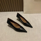 Damen Ballerinas aus geflochtenem Lederdesign R&B