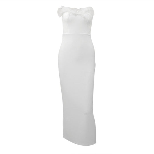 Damen Hochwertiges Sommerkleid mit feinem Spitzenbesatz R&B