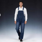 Herren Latzhose Jeans mit weitem Schnitt