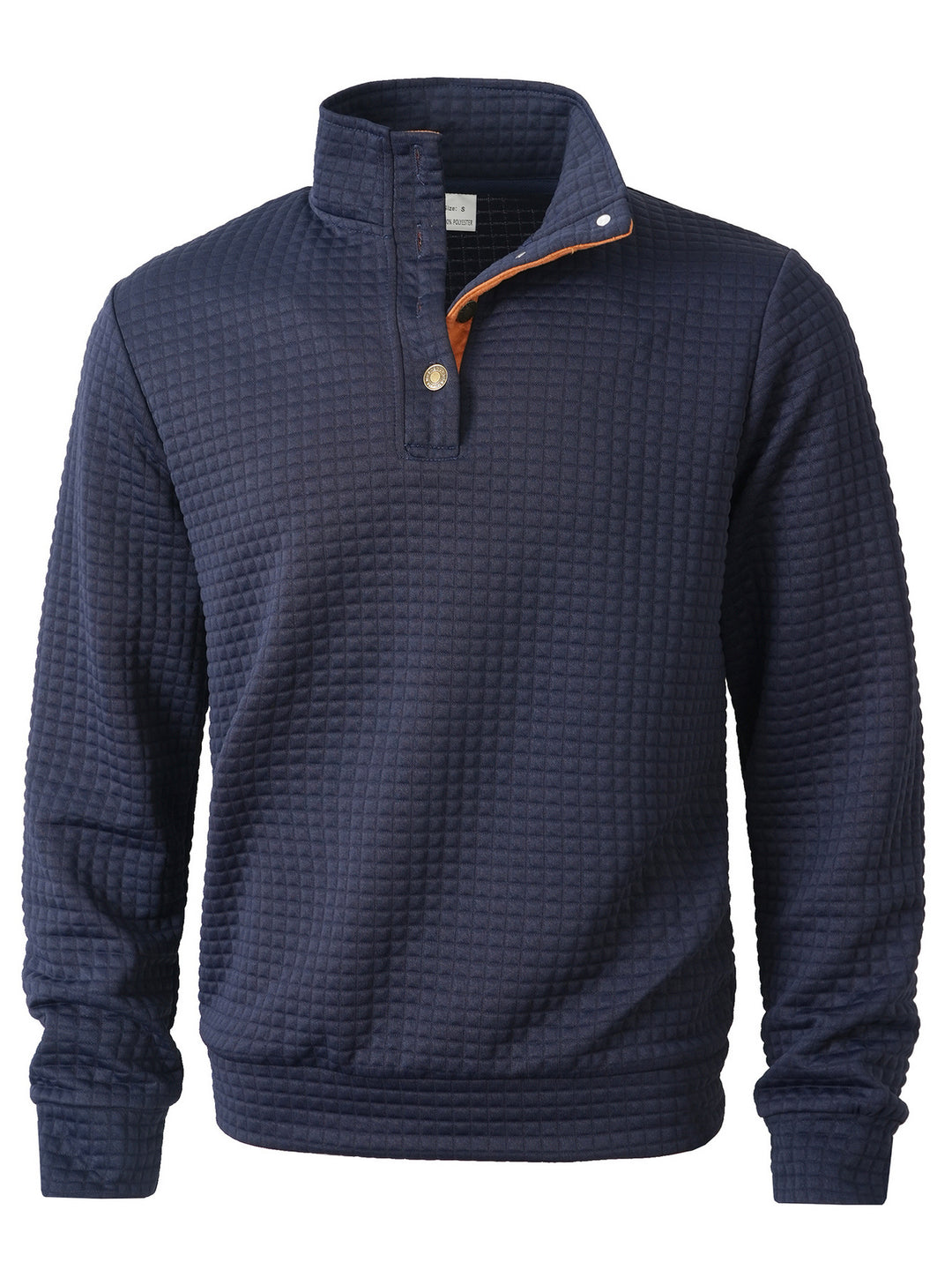 Herren stylischer Pullover mit modischem Stehkragen R&B