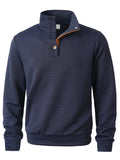 Herren stylischer Pullover mit modischem Stehkragen R&B