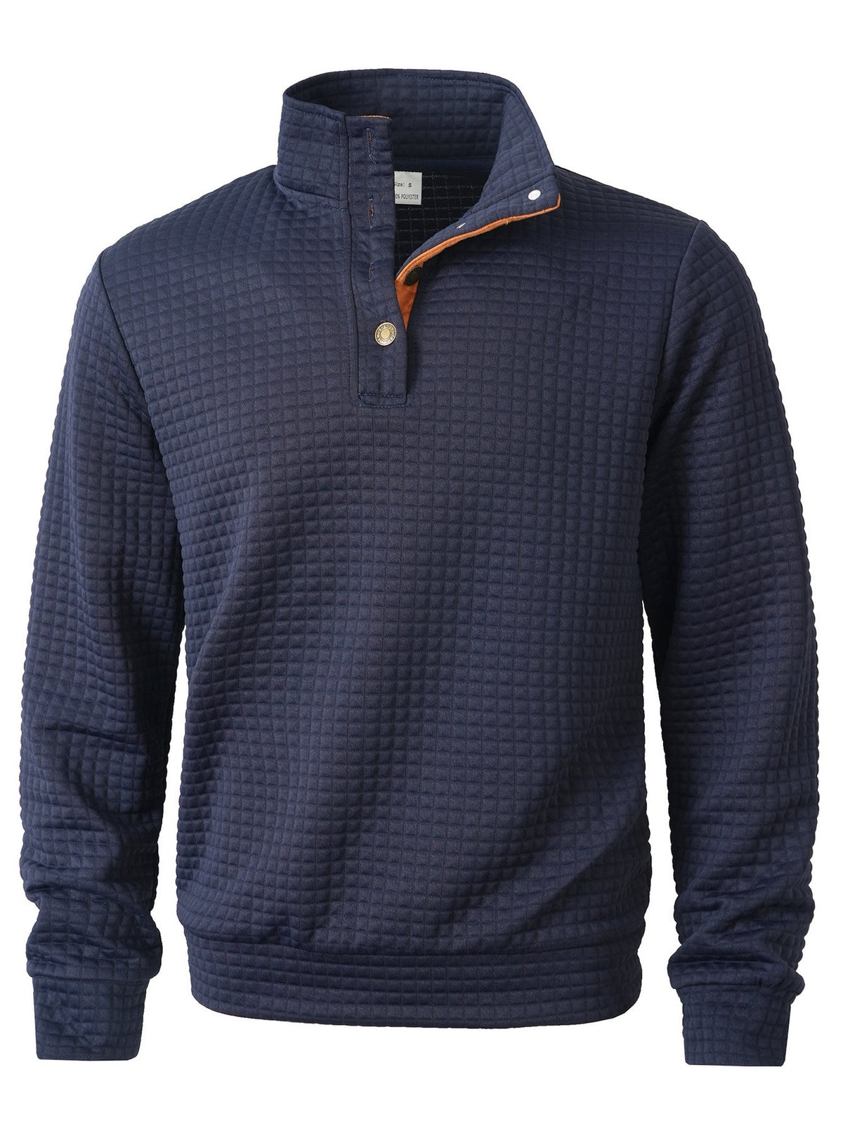 Herren stylischer Pullover mit modischem Stehkragen R&B