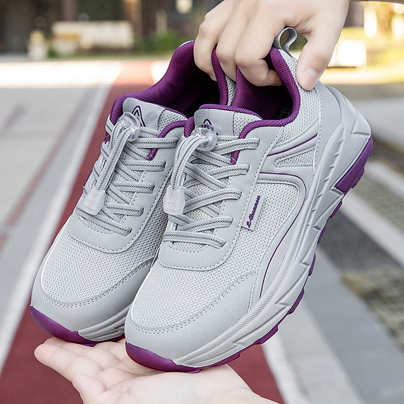 Damen Leichte Alltags-Sneaker mit atmungsaktivem Mesh-Obermaterial und rutschfester Sohle