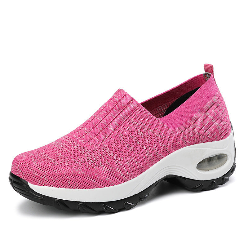 Damen Komfortable Slip-On Sportschuhe mit atmungsaktivem Obermaterial R&B