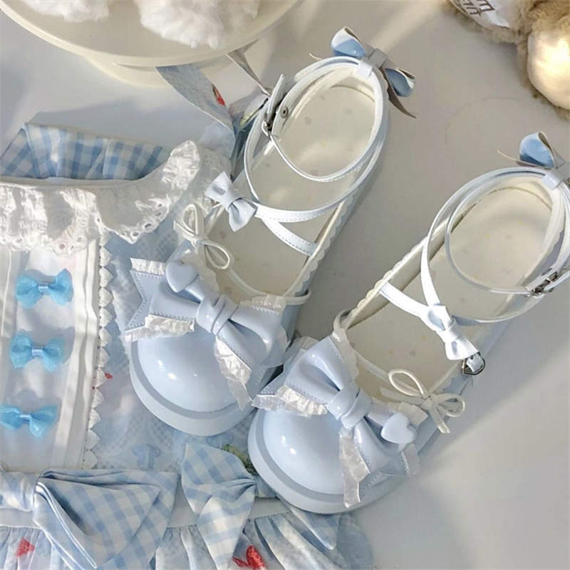 Damen Romantische und verspielte Schnürsandalen mit Schleifen-Details R&B