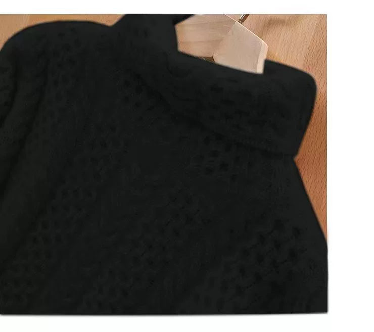 R&B | Luxuriöser Kaschmir-Rollkragenpullover mit Karomuster