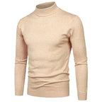 Herren Rollkragenpullover aus hochwertigem Strickmaterial mit feiner Textur R&B