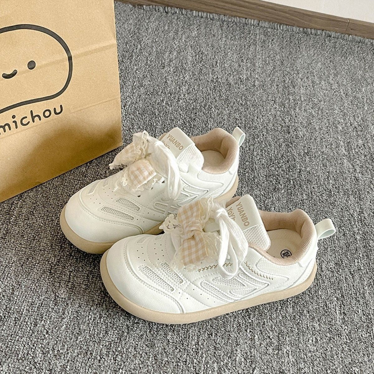 Damen Sportliche Sneakers mit modischem Muster und dämpfender Sohle