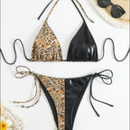 Damen Triangel-Bikini-Set mit raffiniertem Rüschendesign R&B