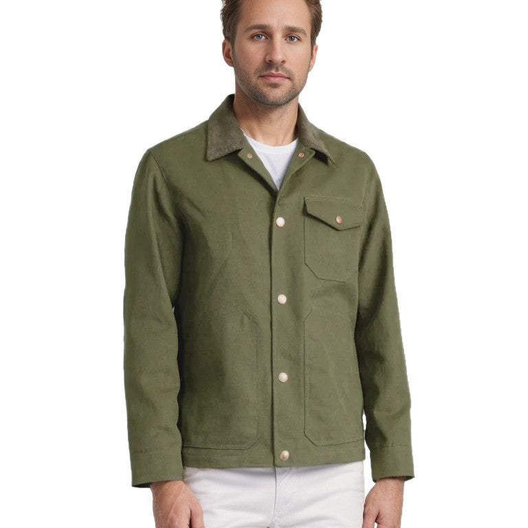 Herren zeitlose Jacke mit strukturiertem Design R&B