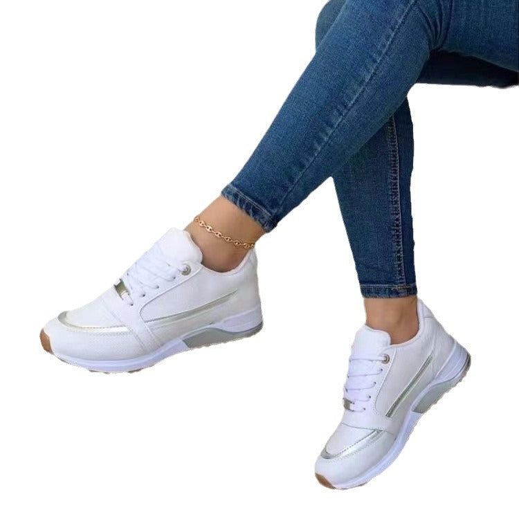 Damen Sportliche Sneakers mit atmungsaktivem Mesh-Obermaterial und gepolsterter Sohle R&B