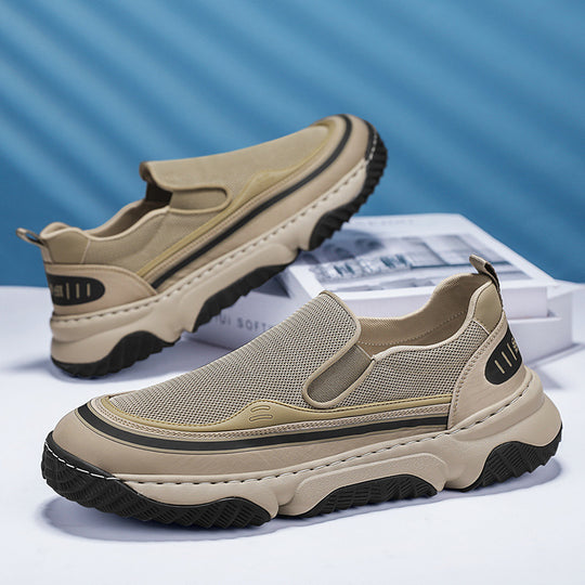 Damen Slip-On Sneakers mit atmungsaktivem Obermaterial und rutschfester Sohle R&B