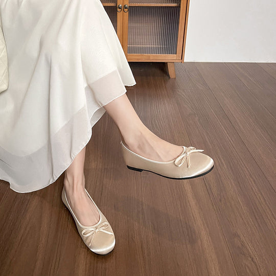 Damen Ballerinas mit schickem Schleifenakzent und komfortablem Fußbett R&B