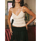 Damen Spitze Spaghetti-Top mit eleganter Passform R&B