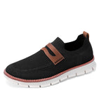Damen Modische Slip-On Sneaker mit elastischer Oberstruktur
