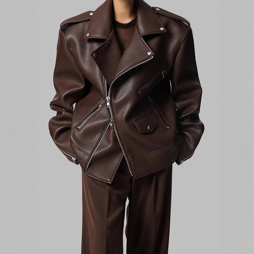 Damen Bikerjacke aus hochwertigem R&B