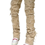 Damen Skinny Jeans mit fransigen Details R&B