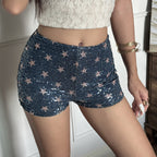 Damen Glitzernde Sternen-Shorts R&B