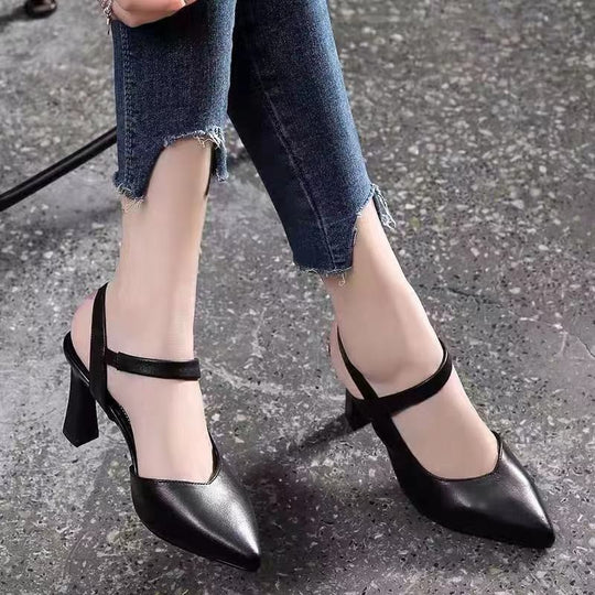 Damen Elegante Slingback-Pumps mit komfortablem Schnitt und hochwertiger Riemenelement R&B