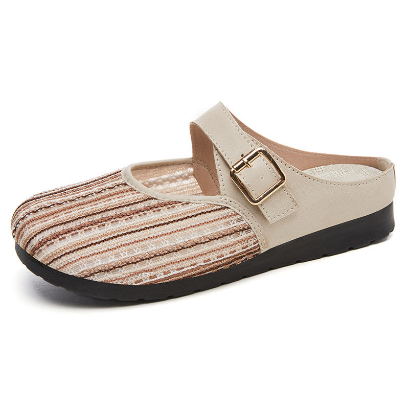 Damen Clogs mit verstellbarem Riemen und komfortablem Fußbett R&B