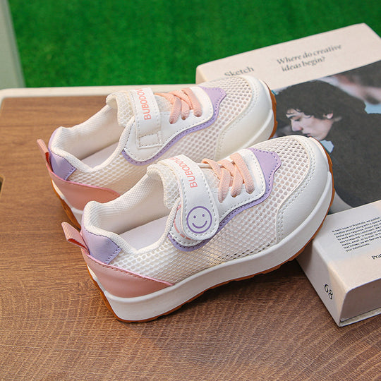 Damen sportive Sneakers mit atmungsaktiver Mesh-Oberfläche und flexibler Laufsohle R&B