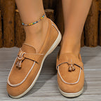 Damen Mokassins mit elegantem Schmuckdetail R&B
