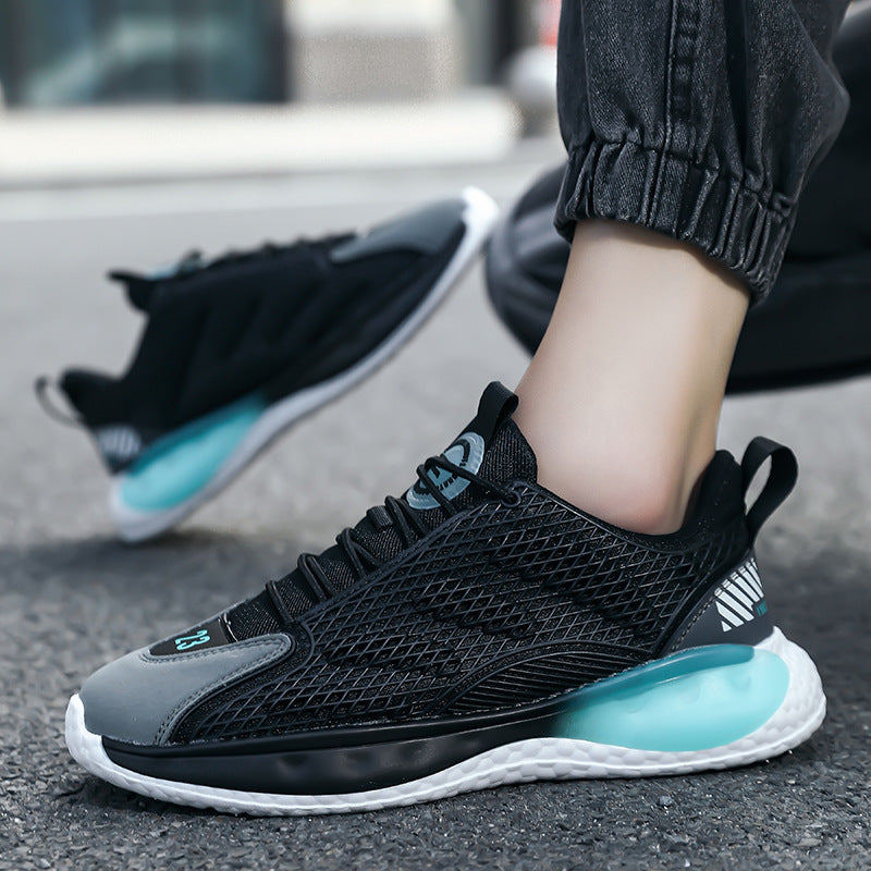 Damen Sportliche Mesh-Laufschuhe mit rutschfester Sohle und dämpfender Technologie